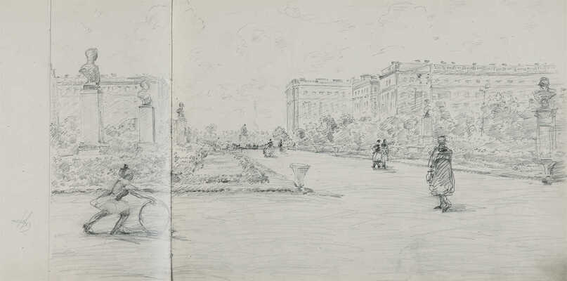 Кучумов Василий Никитич. Альбом из 33 листов с видами Санкт-Петербурга